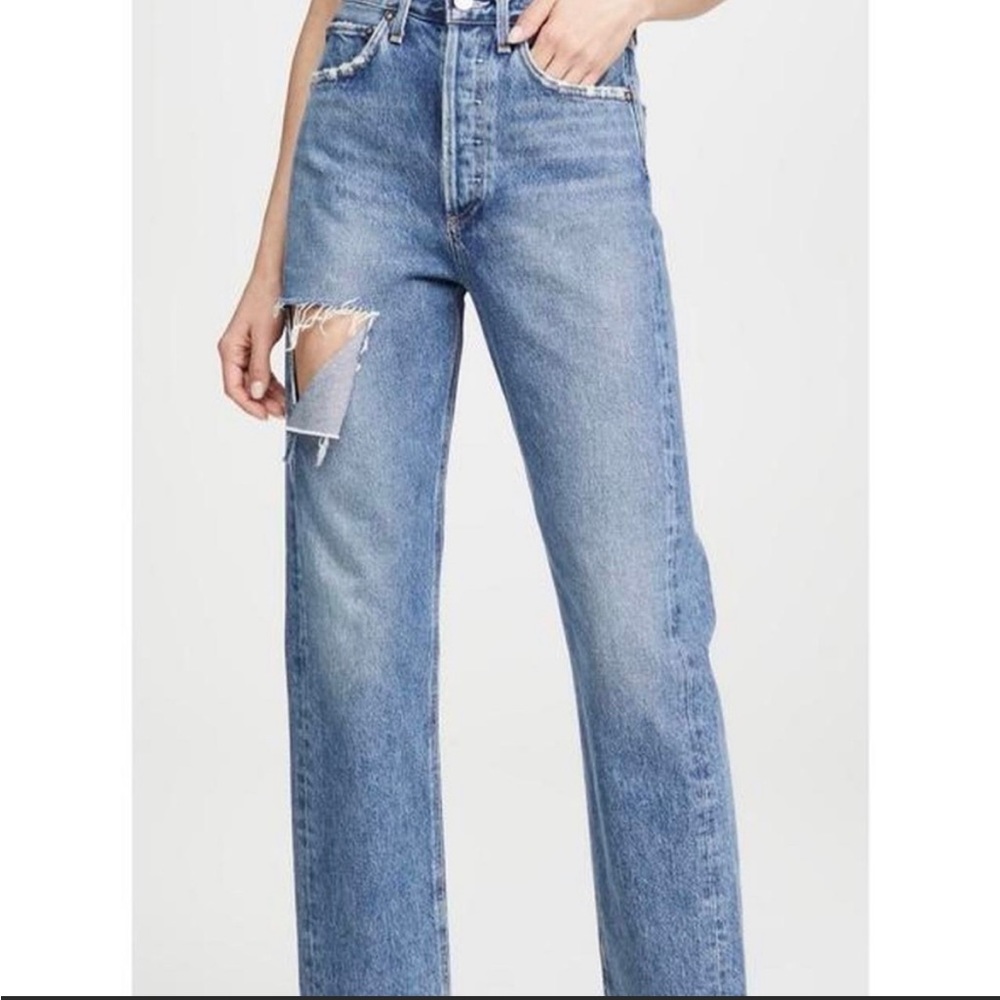 AGOLDE 90s thigh rip jeans 26